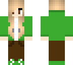 green hoodie