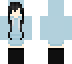light blue oversized hoodie