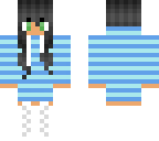 striped blue hoodie