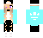 blue cute girl