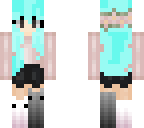 blue hair cutie