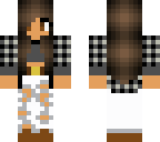 brunette in black n grey plaid edited