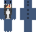 girl in a blue dino onesie