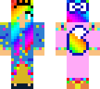 kitty rainbow girl