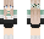 me in green flower crown