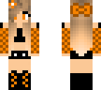 orange blonde girl