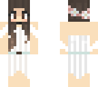 simple white dress