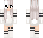 skull face girl
