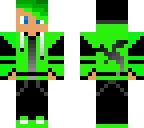 green hoodie