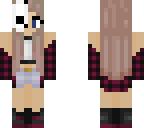 half human half skeleton | Minecraft Skin