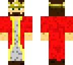 king with read cape