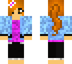 ponytail girl with purple shirt 1234