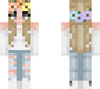 rainbow flower crown
