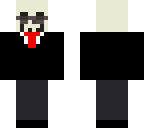 a business skeleton on top of a hoodie guy