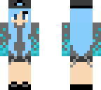 blue flame girl