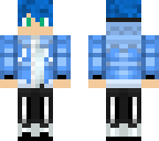 blue hoodie