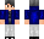 blue hoodie skin