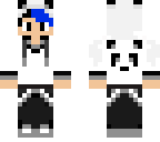 blue panda boy