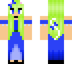 cute lime kitty girl