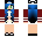edit of my blue haired girl skin