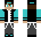 light-blue-clothes skin