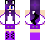 purple cat girl