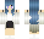 blue haired girl