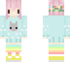 chibi pink girl