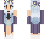 cute anime girl blue hair edit
