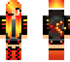 edit fire wolf dragon girl