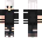 emo boy white hair