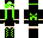 green pro girl