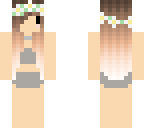 grey swimsuit