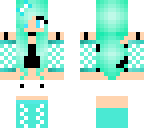 mint aqua sweater girl