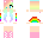 rainbow girl
