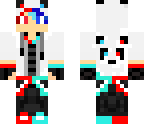 red blue panda