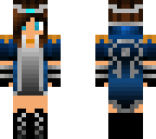 warrior girl with buns