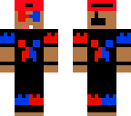 azul y rojo