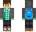 blue hoodie