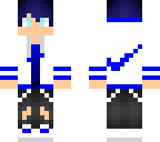 blue nike boy