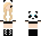chibi panda girl