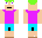 green hair boy