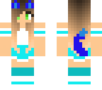blue cat girl