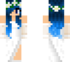 bride with blue hair