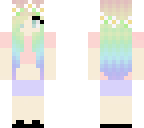 cute rainbow pastel girl