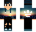 dark hair sunset adidas edit
