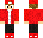 kid wearing red