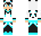 red scarf blue panda boy
