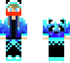 red scarf blue panda boy