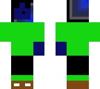 slime azul com toca